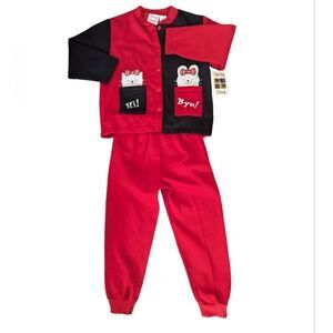 Retro‎ cat and bunny outfit